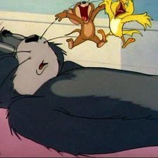 Схема вышивки «том и джерри»