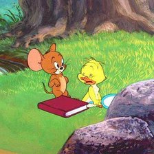 Схема вышивки «том и джерри»