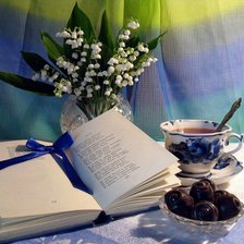 Схема вышивки «гжель»