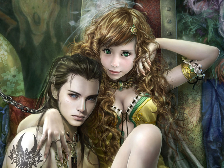 Любовь - любовь, эльф, фэнтези - оригинал