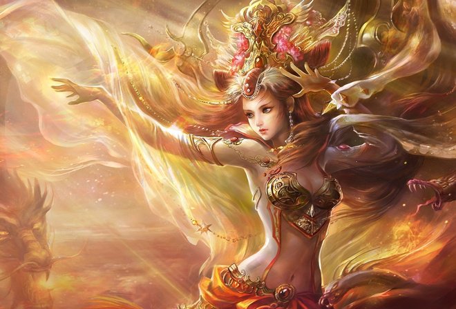 Вейла - фэнтези, девушка - оригинал