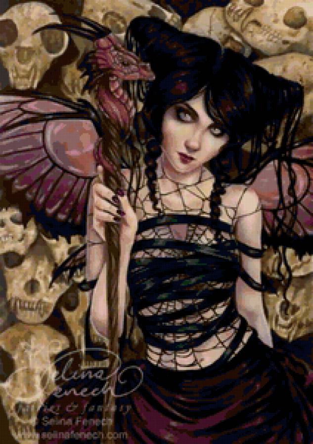 Selina Fenech - фентези, девушка, темная - предпросмотр