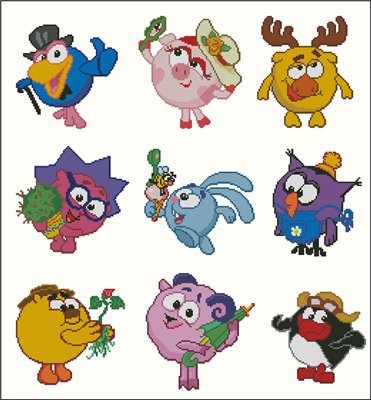 № 49 смешарики - дети, мультики, животные, звери - оригинал