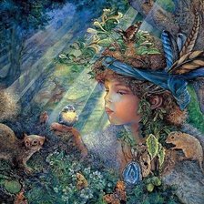 Схема вышивки «Девочка»