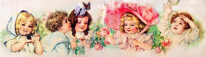 - Children Portrait - 003 - корпулентность, girl, ретро, дети, maud humphrey, kids - оригинал