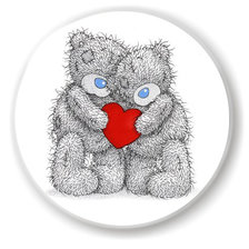 Схема вышивки «Влюбленные мишки»