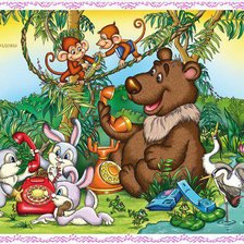 Схема вышивки «телефон»