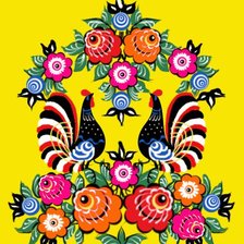 Схема вышивки «русские узоры»