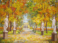 осенний парк - парк, осень - оригинал