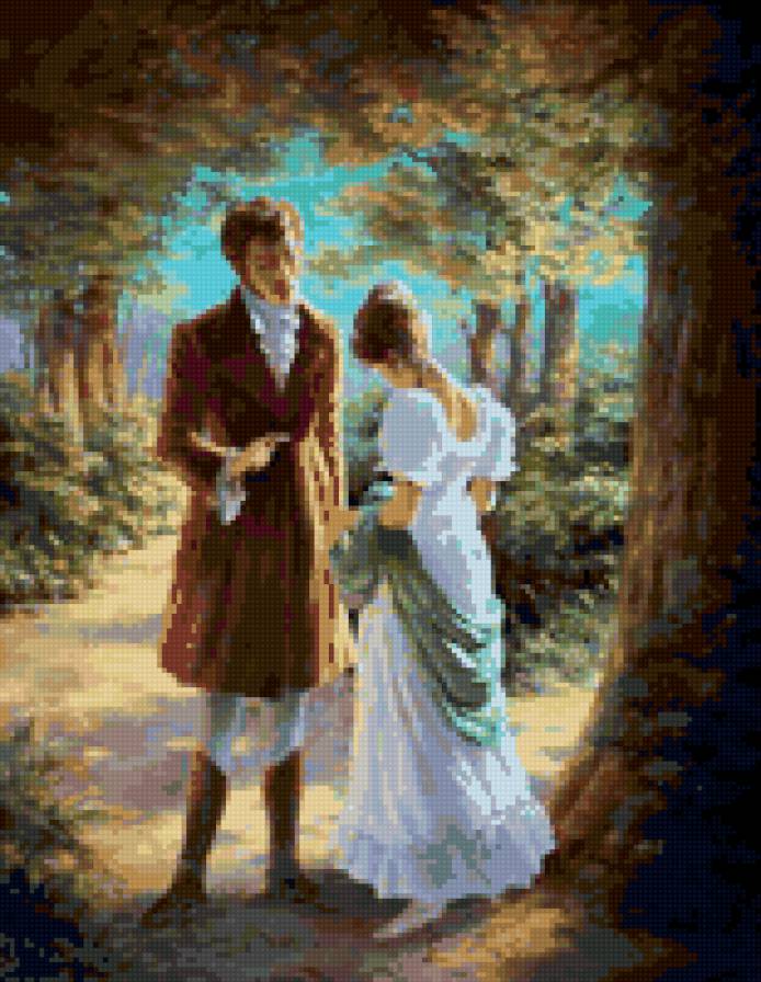 Письмо Татьяны к Онегину - двое, литература, девушка - предпросмотр