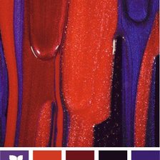 Схема вышивки «смесь лаков»