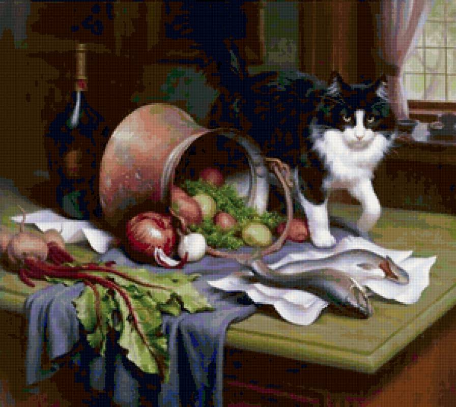 хитрый кот - кошки, котята - предпросмотр