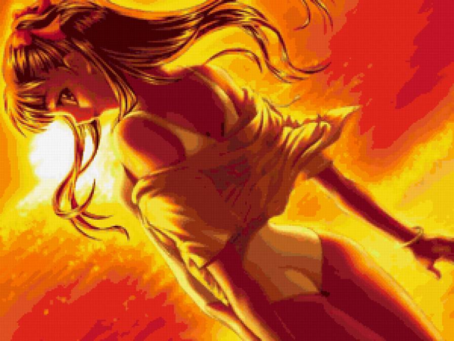 Пламя заката - аниме - предпросмотр