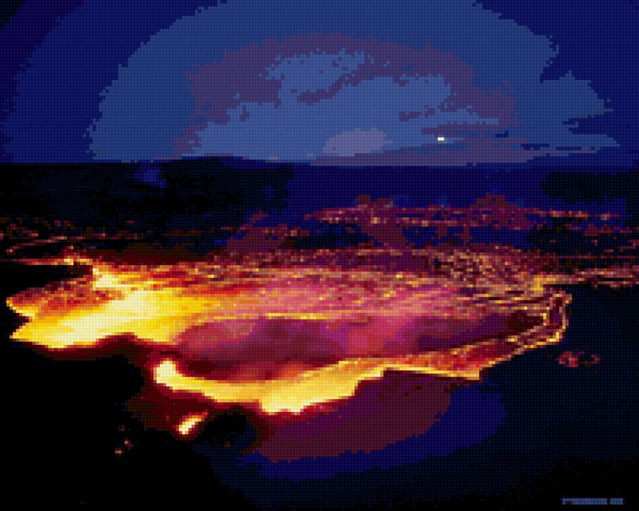 Извержение вулкана - природа, планета, земля, вулканы - предпросмотр