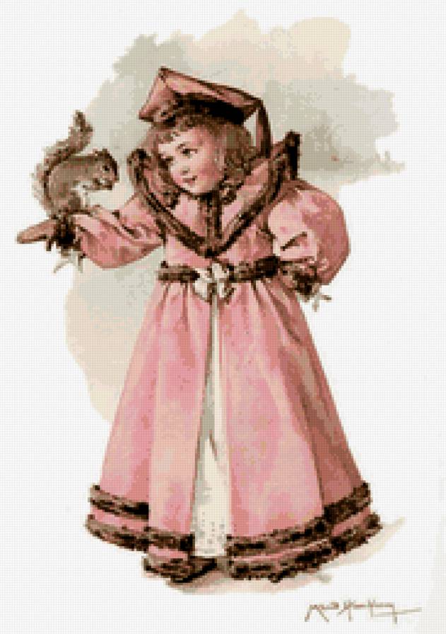 - Children Portrait - 010 - корпулентность, дети, girl, kids, ретро, maud humphrey - предпросмотр