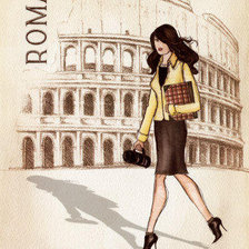 Схема вышивки «Колизей»