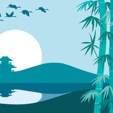 Схема вышивки «япония»