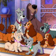 Схема вышивки «мультфильм»