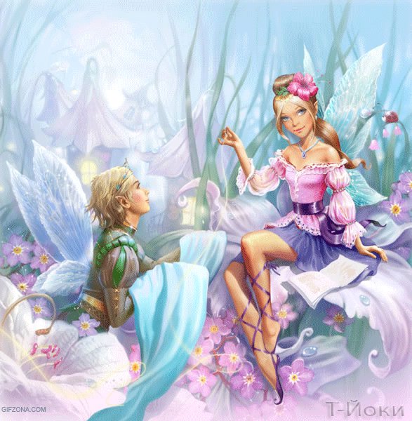 эльфы - сказка, феи, мультфильмы, детские - оригинал