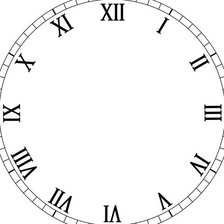 Схема вышивки «Часы»