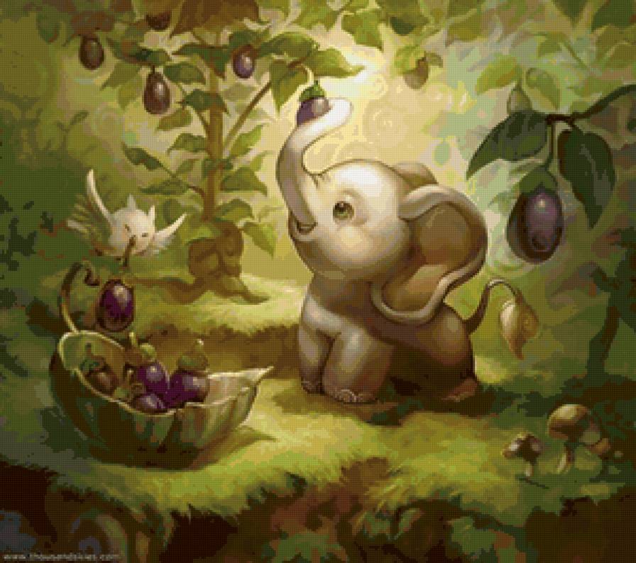 слоненок - предпросмотр