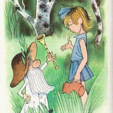 Схема вышивки «дудочка и кувшинчик»