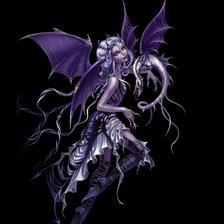 Схема вышивки «фея»