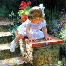 Схема вышивки «дети»