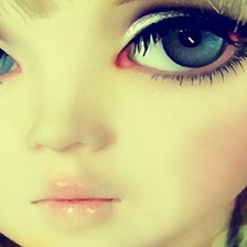 Схема вышивки «глазки *_*»