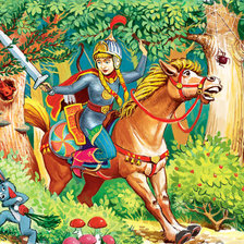 Схема вышивки «богатырь»