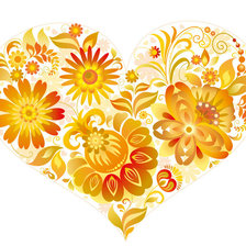 Схема вышивки «Heart print 07»