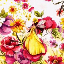 Схема вышивки «Цветочные феи»