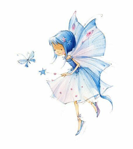 феечка с голубыми волосами - детские, девочки, феи - оригинал