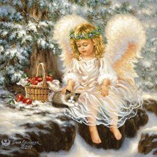 Схема вышивки «Ангелочек»