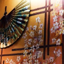 Схема вышивки «веер на стене»