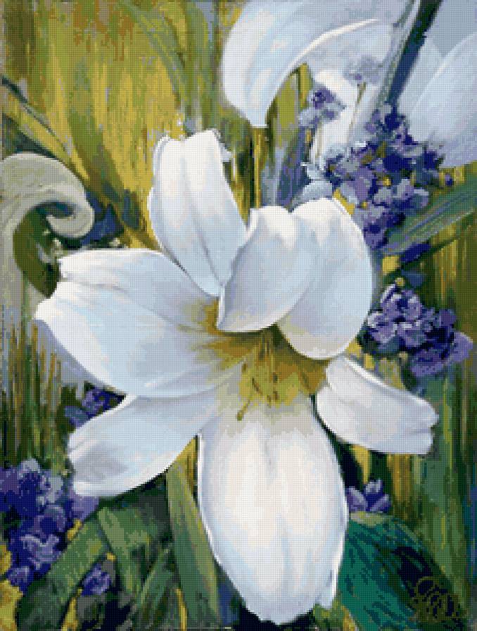 №59268 - живопись, цветы, картина - предпросмотр