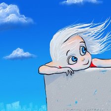 Девочка в мечтах