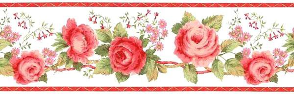 Бордюр - цветы, салфетка, скатерть - оригинал