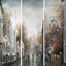 Схема вышивки «город»