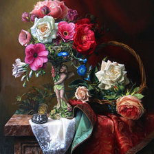 Схема вышивки «розы 4»