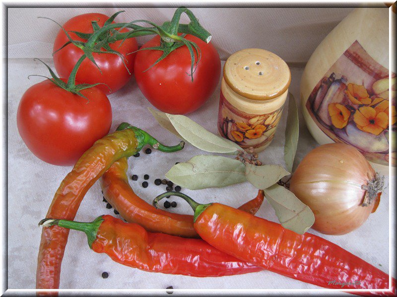 натюрморт - кухня, натюрмот - оригинал