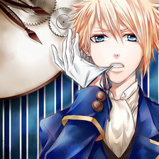 Схема вышивки «Аниме парень»