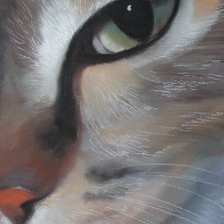 Схема вышивки «мурлыка»