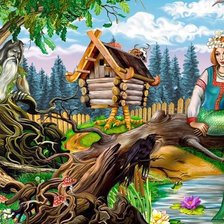 Схема вышивки «Лукоморье»