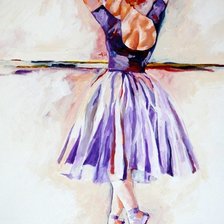 Схема вышивки «Балерина»