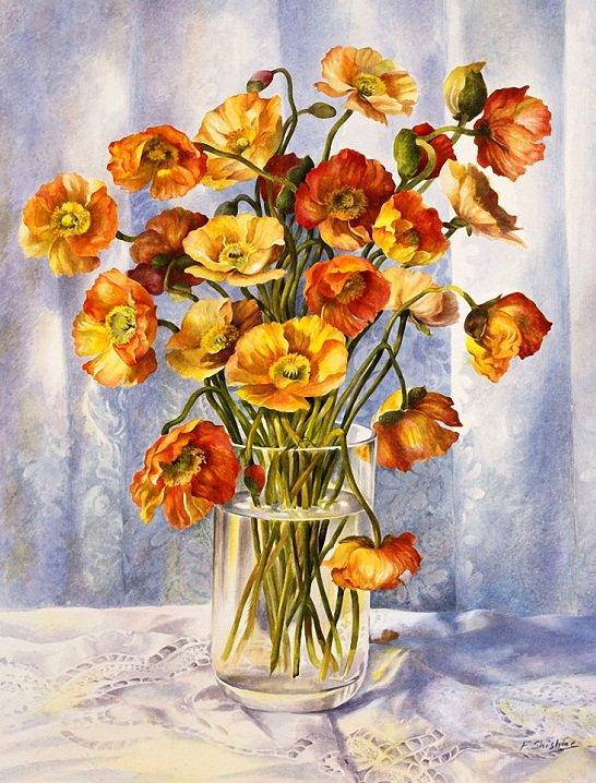 №60144 - цветы, маки - оригинал