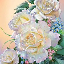 Схема вышивки «РОЗЫ»