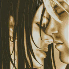 Схема вышивки «Двое»