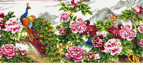 №60525 - пейзаж, птицы, животные - оригинал