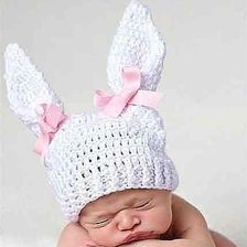 Схема вышивки «зайчик»